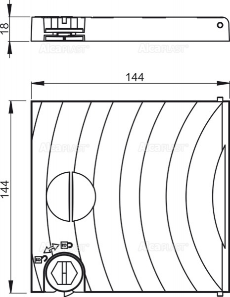 Крышка - черная  Крышка - черная