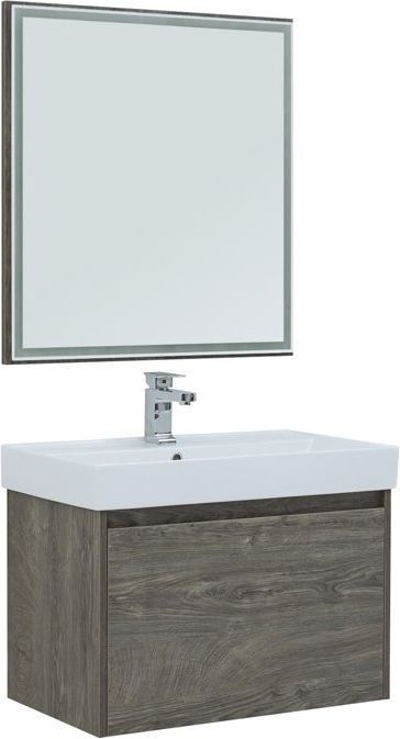 Мебель для ванной Aquanet Nova Lite 75 дуб рошелье (1 ящик) Мебель для ванной Aquanet Nova Lite 75 дуб рошелье (1 ящик)