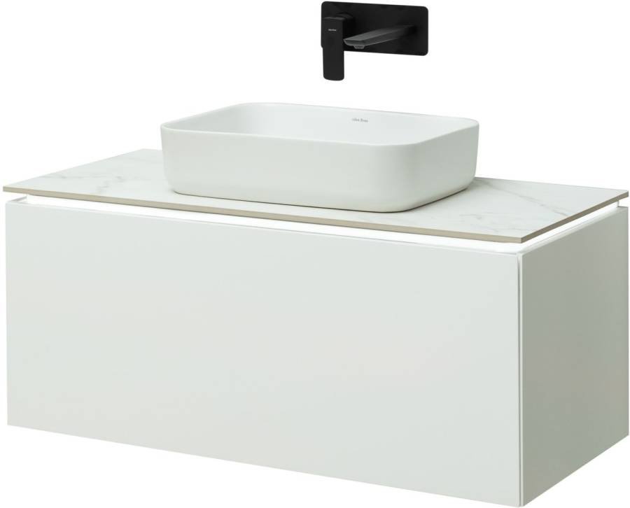 Тумба под раковину Allen Brau Infinity 100 1.21004.WM белый матовый Тумба под раковину Allen Brau Infinity 100 1.21004.WM белый матовый