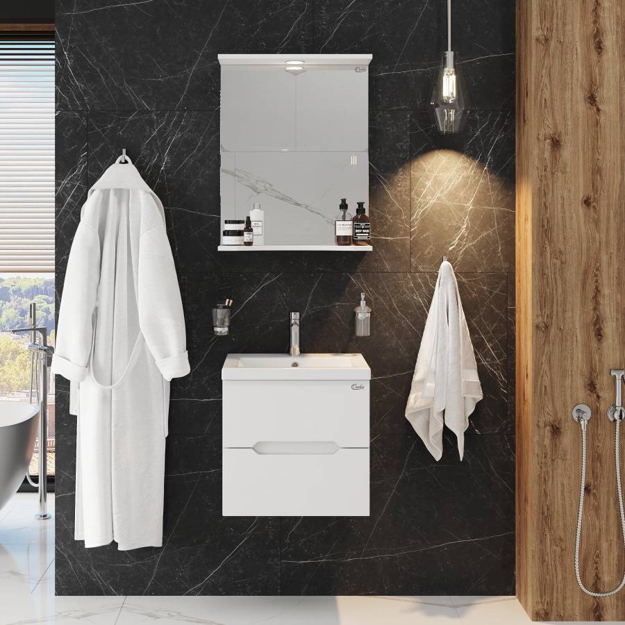 Тумба Onika Айленд 50 подвесная, белая (ум. Como 50/Фостер 50) Тумба Onika Айленд 50 подвесная, белая (ум. Como 50/Фостер 50)