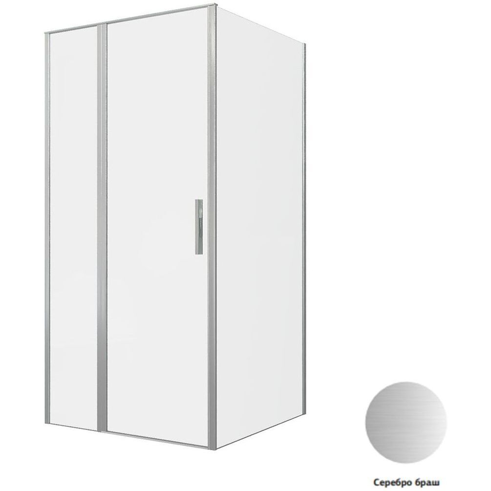 Душевой уголок Allen Brau Priority 100x100 3.31029.BA + 3.31047.BA серебро браш Душевой уголок Allen Brau Priority 100x100 3.31029.BA + 3.31047.BA серебро браш