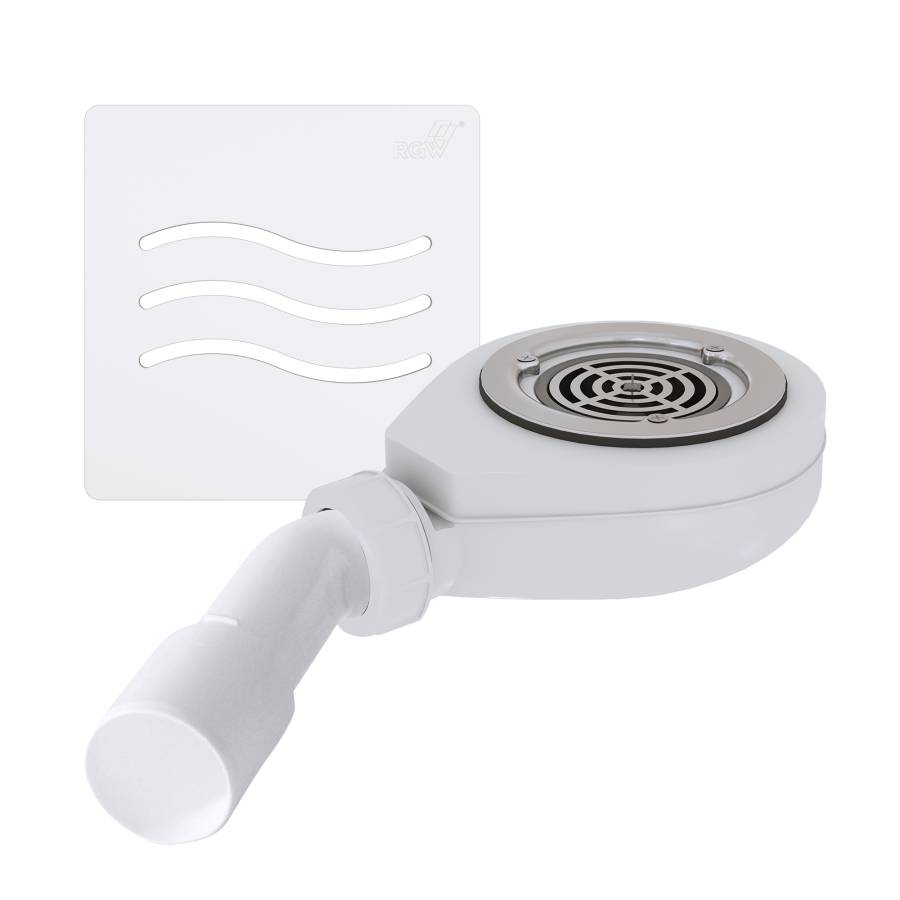 Сифон для душевых поддонов RGW S-016-1 Волна Белый 90 мм Сифон для душевых поддонов RGW S-016-1 Волна Белый 90 мм