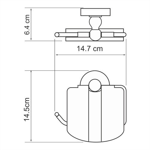 Diemel K-2225 Держатель туалетной бумаги с крышкой Diemel K-2225 Держатель туалетной бумаги с крышкой