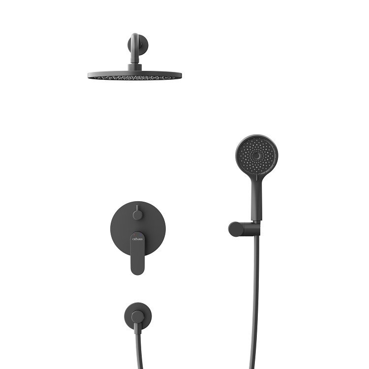 STYLUS-DSET-GM Душевой комплект встраиваемый Исполнение: Оружейная сталь  STYLUS-DSET-GM Душевой комплект встраиваемый Исполнение: Оружейная сталь