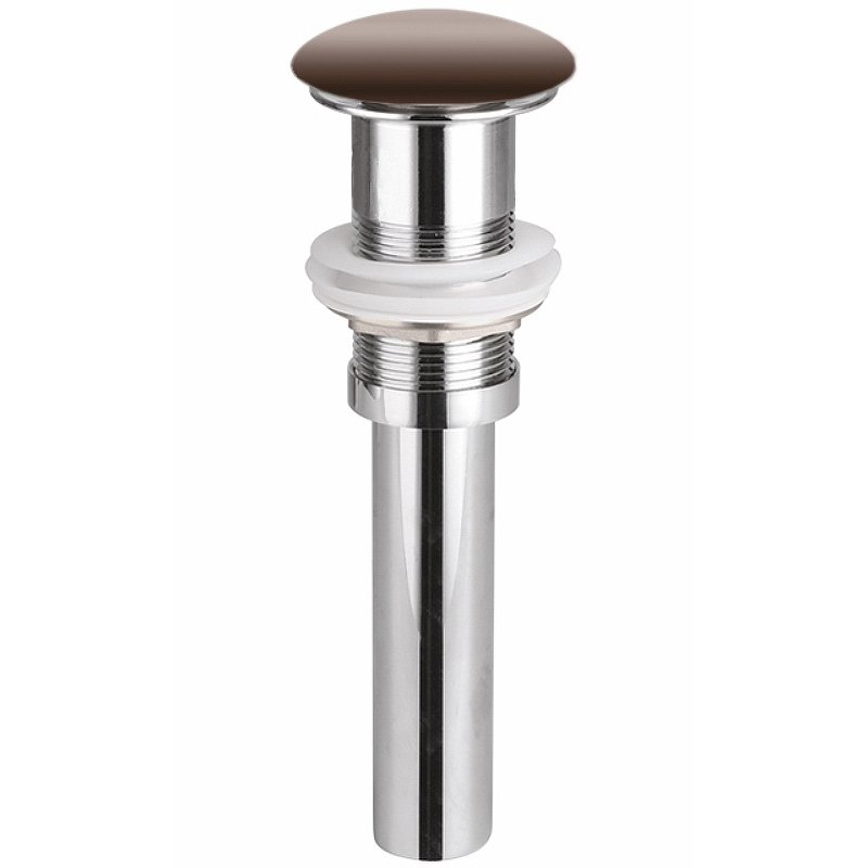 Донный клапан без перелива с керамической накладкой с системой "Click-Clack" Донный клапан без перелива с керамической накладкой с системой "Click-Clack"