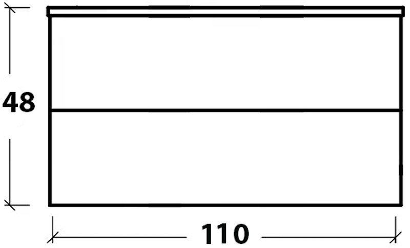 Тумба 110см*48 (52) WHITE 831-110-WH Boheme Тумба 110см*48 (52) WHITE 831-110-WH Boheme