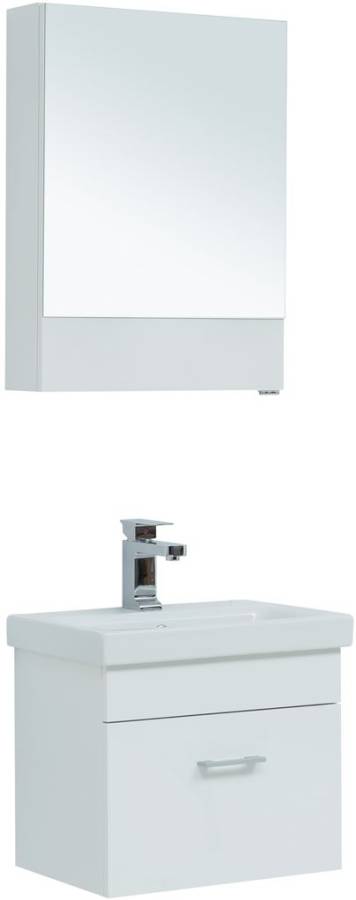 Тумба под раковину Aquanet Нота 50 (Moduo Slim) белый Тумба под раковину Aquanet Нота 50 (Moduo Slim) белый