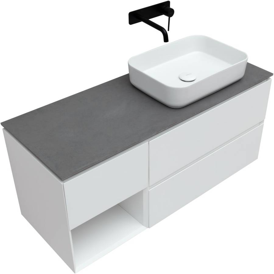 Тумба под раковину Allen Brau Infinity 120 1.21007.WM R белый матовый Тумба под раковину Allen Brau Infinity 120 1.21007.WM R белый матовый