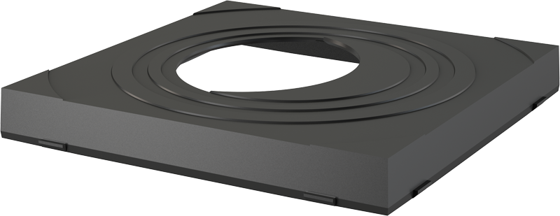 Вставка для водосточной трубы универсальная – черный Вставка для водосточной трубы универсальная – черный