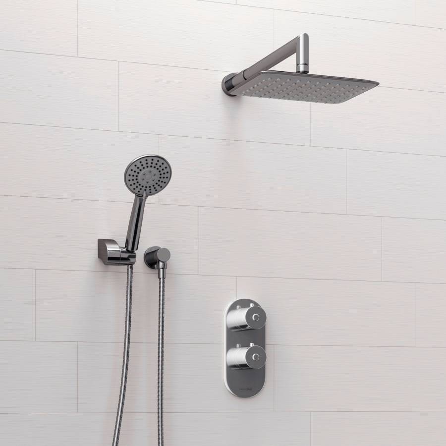 A16031 Thermo Встраиваемый комплект для душа с верхней душевой насадкой и лейкой Wasserkraft A16031 Thermo Встраиваемый комплект для душа с верхней душевой насадкой и лейкой Wasserkraft