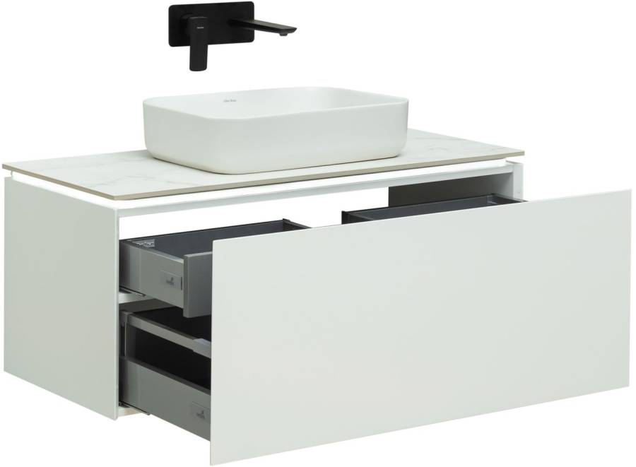 Тумба под раковину Allen Brau Infinity 100 1.21004.WM белый матовый Тумба под раковину Allen Brau Infinity 100 1.21004.WM белый матовый