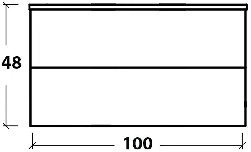 Тумба 100см*48 (52) BLACK WOOD 831-100-BW Boheme Тумба 100см*48 (52) BLACK WOOD 831-100-BW Boheme