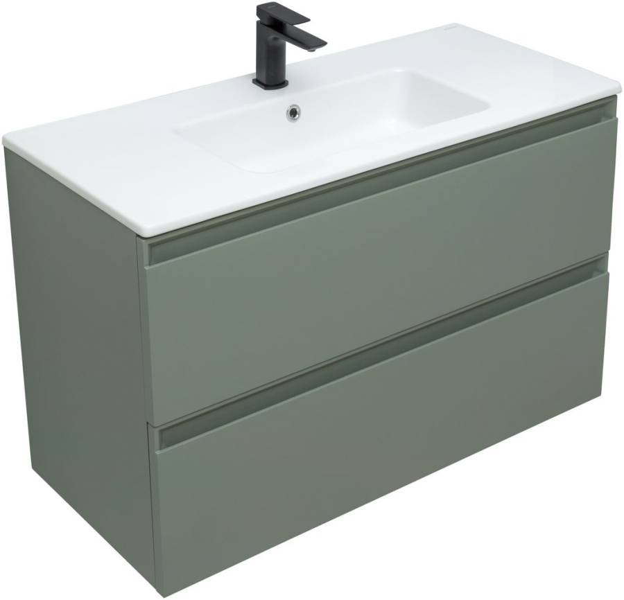 Тумба под раковину Allen Brau Eclipse 100 1.E1003.CGM олива матовый Тумба под раковину Allen Brau Eclipse 100 1.E1003.CGM олива матовый