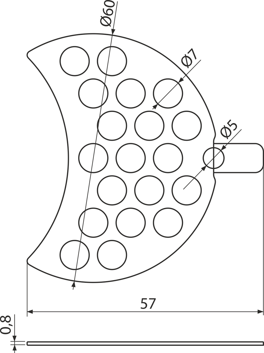 Pешетка (A491CR) Pешетка (A491CR)