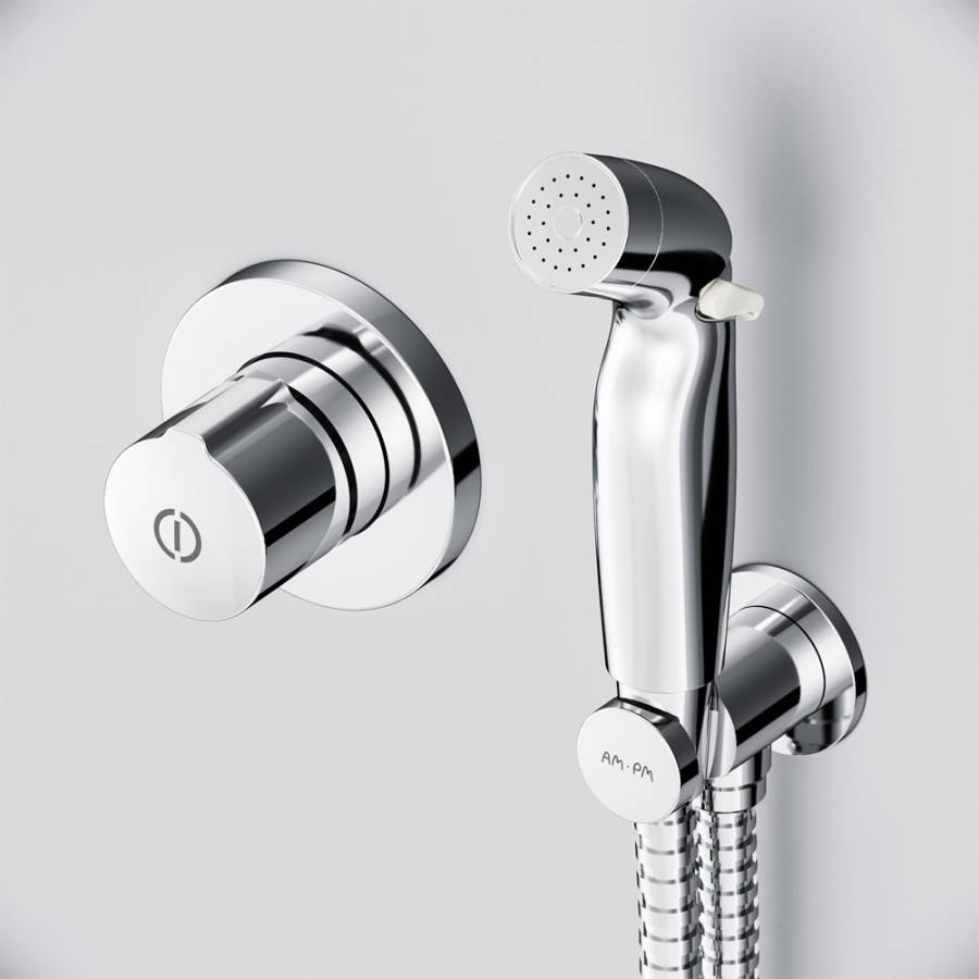 F40P85A00 X-Joy TouchReel, гигиенический набор для скрытого монтажа с нажимным смесителем Для душа, F40P85A00 X-Joy TouchReel, гигиенический набор для скрытого монтажа с нажимным смесителем Для душа,