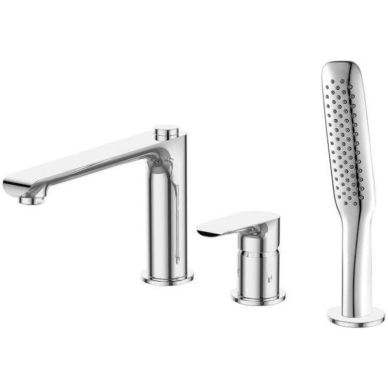 ANCONA Смеситель на борт ванны с ручным выдвижным душем, хром ANCONA-BVD3-CRM ANCONA Смеситель на борт ванны с ручным выдвижным душем, хром ANCONA-BVD3-CRM