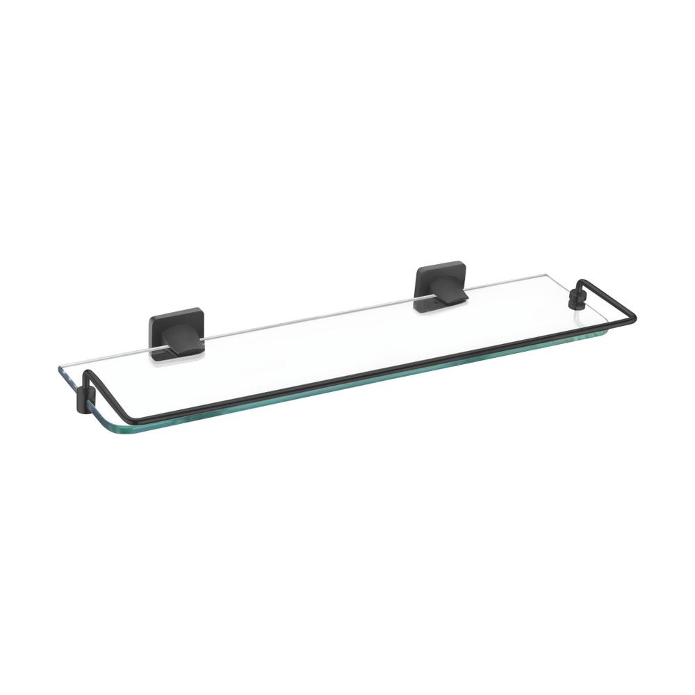 Полка стеклянная, RG1519H Rose, Черный Полка стеклянная, RG1519H Rose, Черный