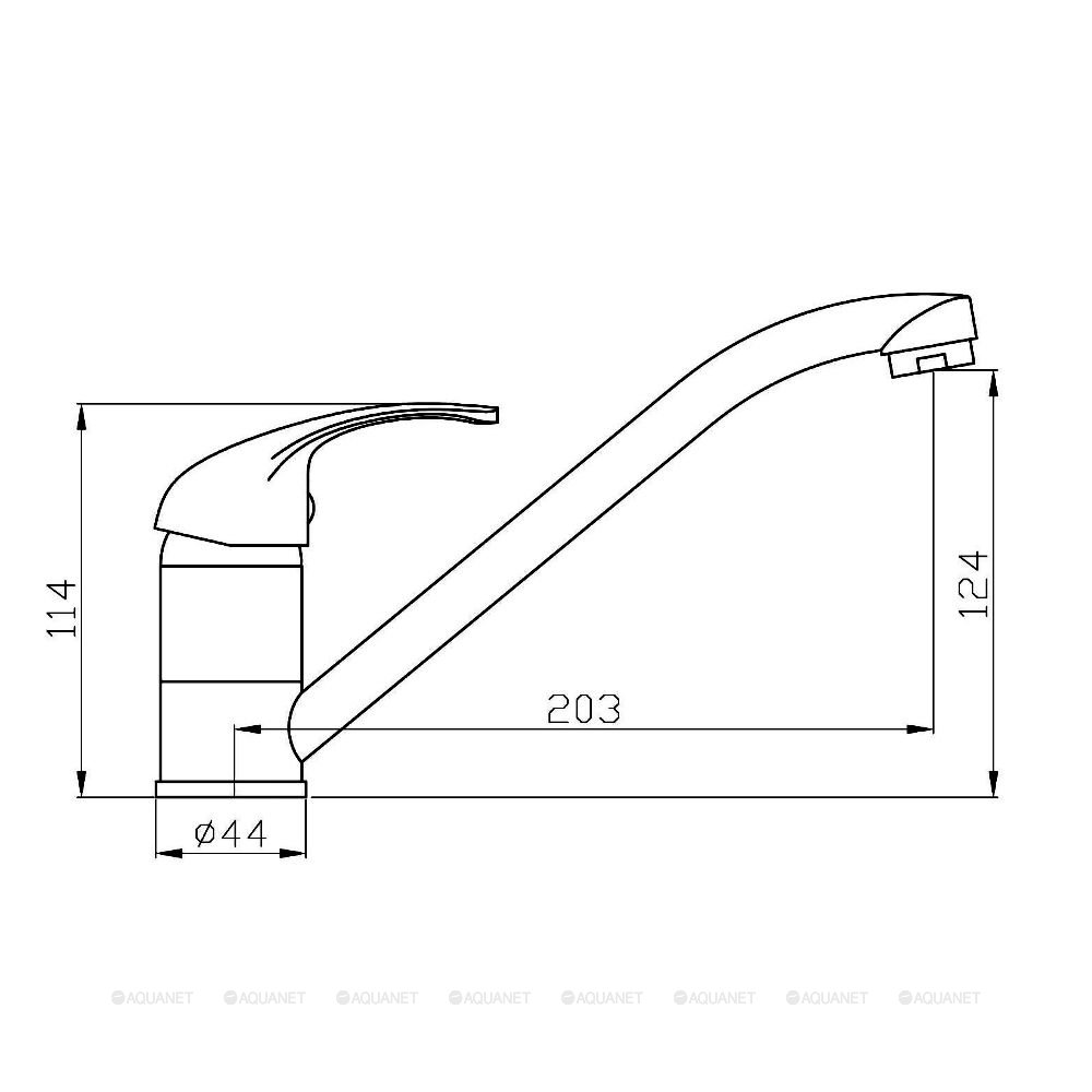 Смеситель для кухни Agger Move A0600000 Смеситель для кухни Agger Move A0600000