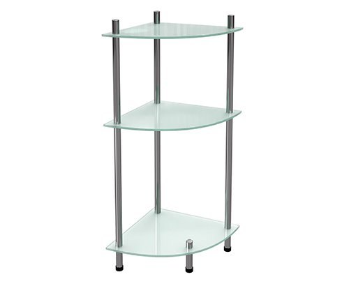 K-4133 Напольная тройная полка, угловая K-4133 Напольная тройная полка, угловая