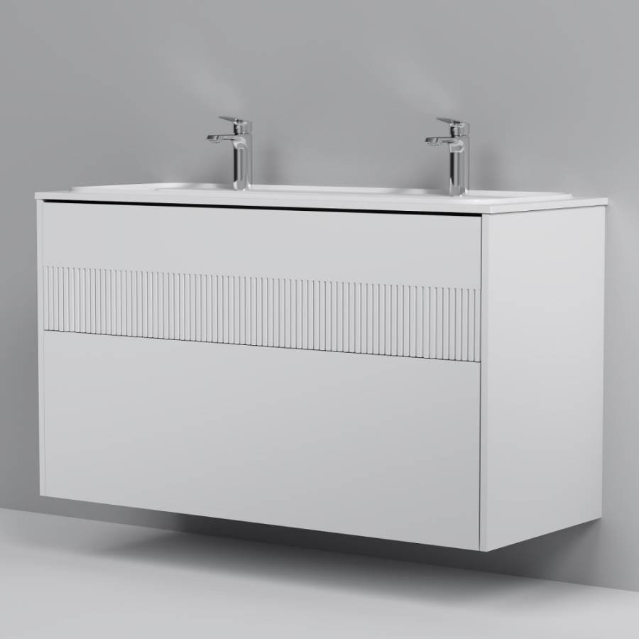 База под раковину, 2 ящика, 120 см, белый матовый M8FFUX1202WM База под раковину, 2 ящика, 120 см, белый матовый M8FFUX1202WM