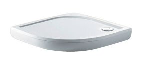 Душевой поддон из литьевого мрамора Riho Kolping DB18 100x100 R55 белый + сифон DB1800500000000