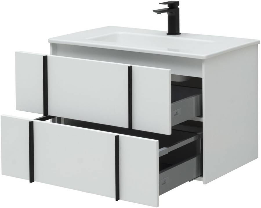 Тумба под раковину Allen Brau Reality 80 1.32005.WM белый матовый Тумба под раковину Allen Brau Reality 80 1.32005.WM белый матовый