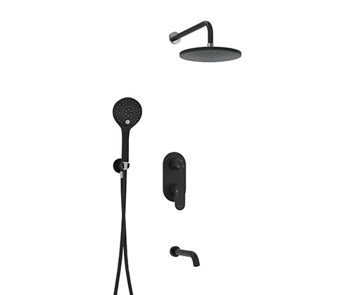 A177471 Встраиваемый комплект для ванны с верхней душевой насадкой, лейкой и изливом Wasserkraft A177471 Встраиваемый комплект для ванны с верхней душевой насадкой, лейкой и изливом Wasserkraft