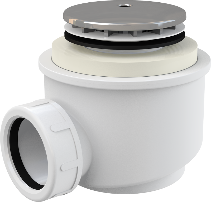 Сифон для душевого поддона, хром Сифон для душевого поддона, хром