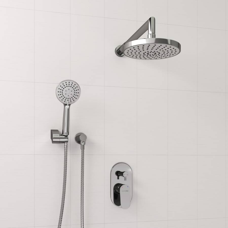 A14229 Встраиваемый комплект для душа с верхней душевой насадкой и лейкой Wasserkraft A14229 Встраиваемый комплект для душа с верхней душевой насадкой и лейкой Wasserkraft