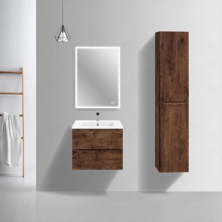 База под керамическую раковину Mia Slim 600 подвесная, 2 выкатных ящика soft close, R.Wood База под керамическую раковину Mia Slim 600 подвесная, 2 выкатных ящика soft close, R.Wood