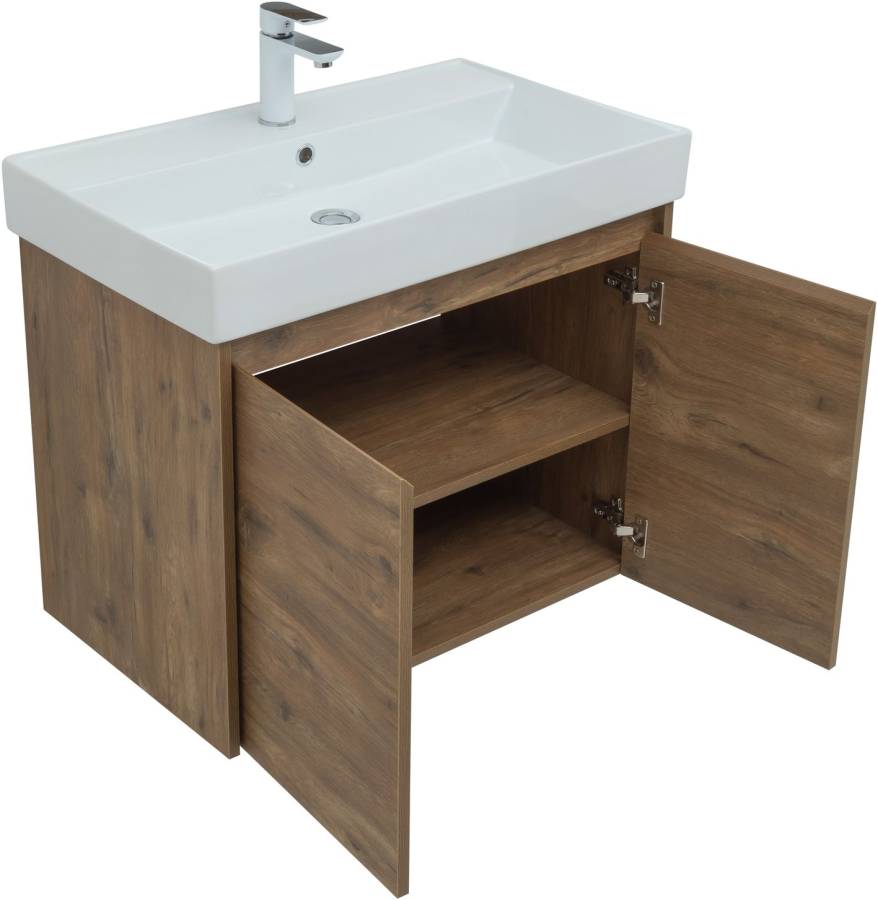 Мебель для ванной Aquanet Nova Lite 75 дуб рустикальный (2 дверцы) Мебель для ванной Aquanet Nova Lite 75 дуб рустикальный (2 дверцы)