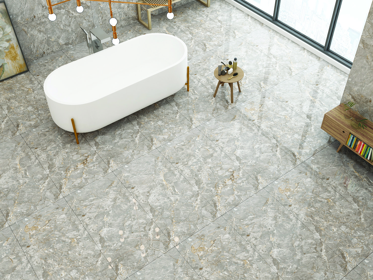 Керамогранит 600х1200 Oracle Grey Керамогранит 600х1200 Oracle Grey