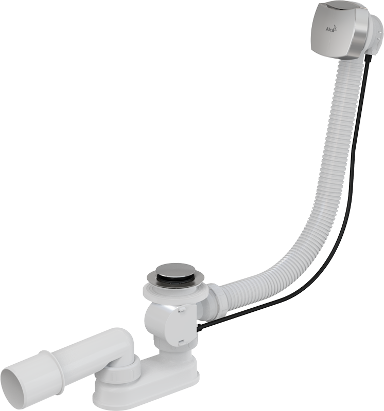 Сифон для ванны автомат комплект, хром Сифон для ванны автомат комплект, хром