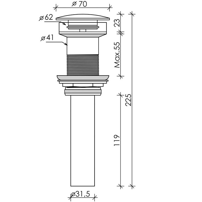 Донный клапан Донный клапан