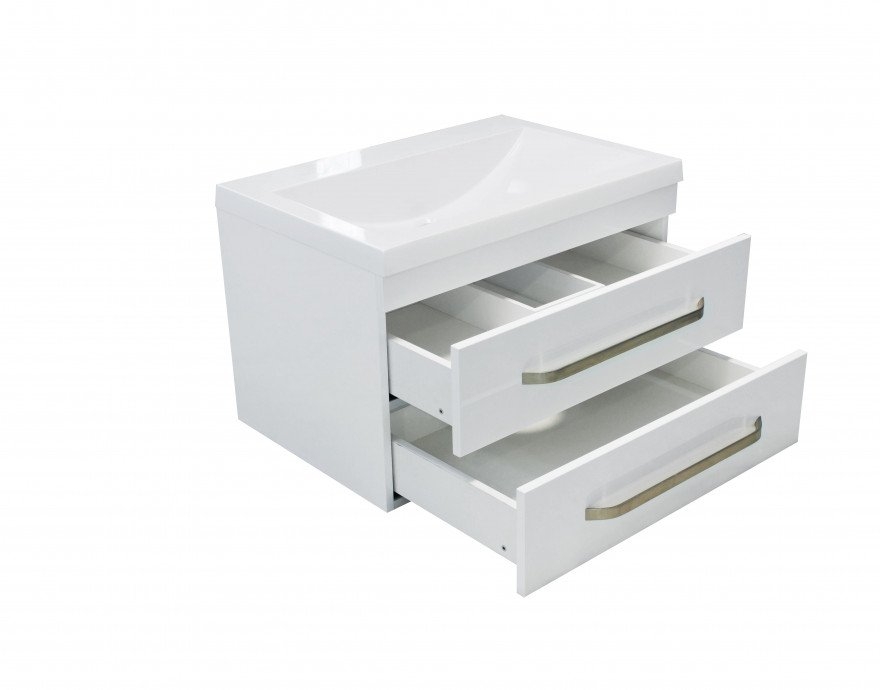 Тумба подвесная под умывальник Monaсo 600х480 2 ящика (ШхГхВ) 598х476х430 Тумба подвесная под умывальник Monaсo 600х480 2 ящика (ШхГхВ) 598х476х430