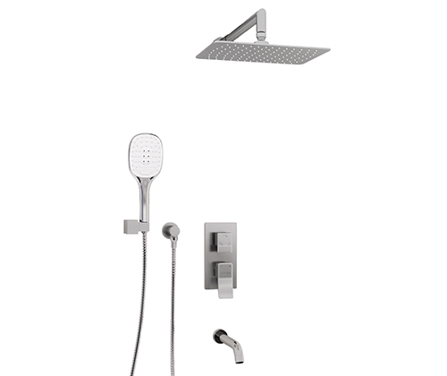 A171619 Встраиваемый комплект для ванны с верхней душевой насадкой, лейкой и изливом Wasserkraft A171619 Встраиваемый комплект для ванны с верхней душевой насадкой, лейкой и изливом Wasserkraft