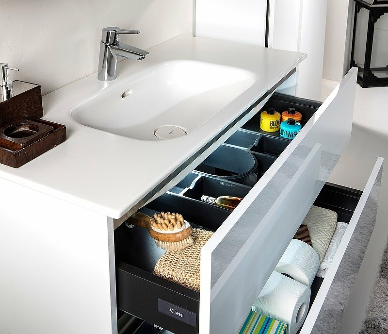 Тумба без раковины Vallessi 100*46cm WHITE 2 полки, 837-100-W Boheme Тумба без раковины Vallessi 100*46cm WHITE 2 полки, 837-100-W Boheme