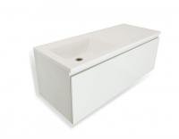 Тумба подвесная под умывальник Dallas Luxe 1050х482 левосторонняя 1 ящик (ШхГхВ) 1042х476х430