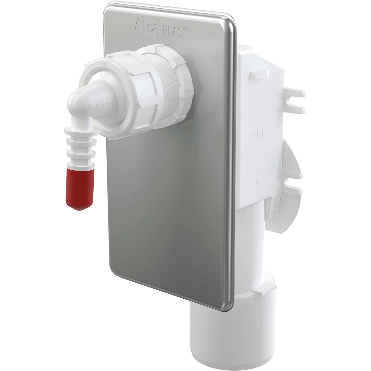 Сифон для сбора конденсата под штукатурку DN40 и DN50, нержавеющая сталь Сифон для сбора конденсата под штукатурку DN40 и DN50, нержавеющая сталь