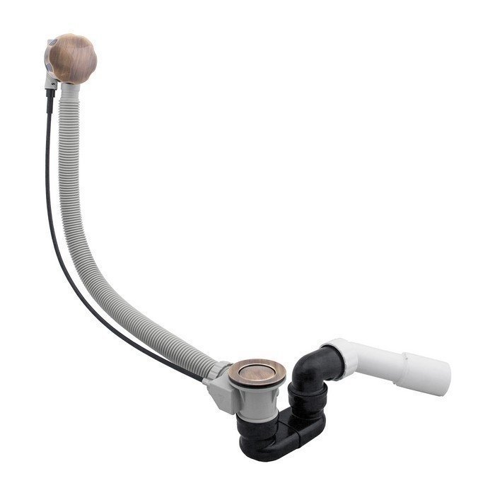 Сифон для ванны и душевого поддона Omnires TK104-1.25+64-SBR, античная медь Сифон для ванны и душевого поддона Omnires TK104-1.25+64-SBR, античная медь