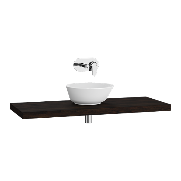 Столешница подвесная 120 см, темный вяз Столешница подвесная 120 см, темный вяз