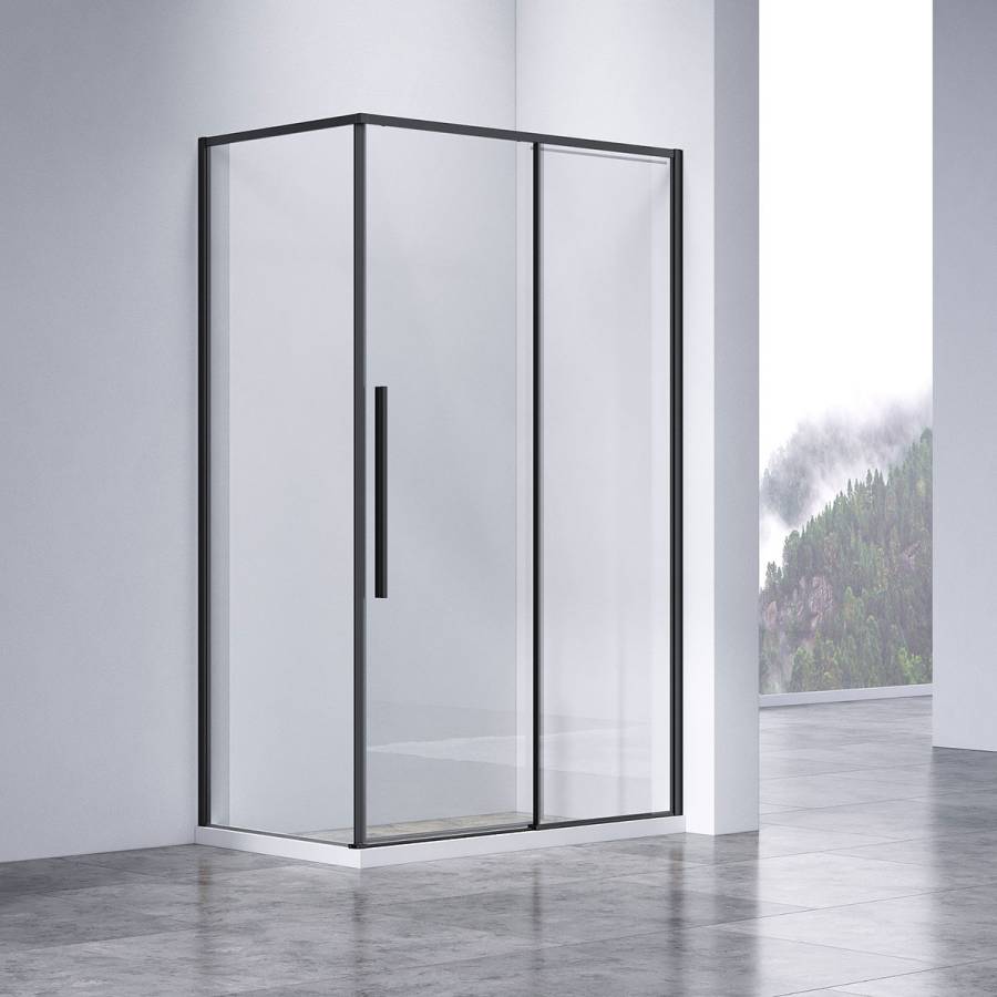 Душевой уголок Slim-N VSR-4SN8011CLB, 1100*800, черный, стекло прозрачное Душевой уголок Slim-N VSR-4SN8011CLB, 1100*800, черный, стекло прозрачное