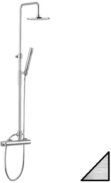 Душевая стойка Paffoni Master Top King ZCOL621KLIGST сталь Душевая стойка Paffoni Master Top King ZCOL621KLIGST сталь