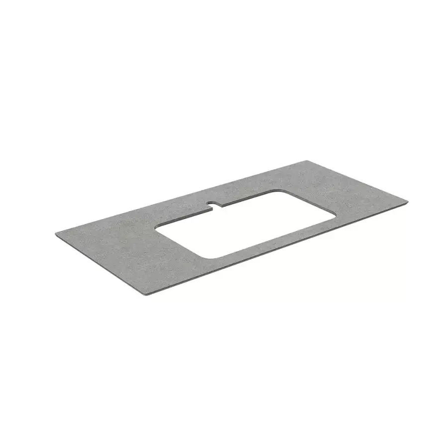 Столешница из керамогранита Фондамента 100, серая, PL2.DL500920R\100 Столешница из керамогранита Фондамента 100, серая, PL2.DL500920R\100