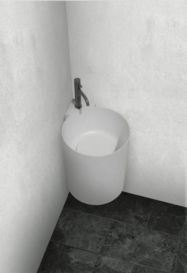 Раковина подвесная ABBER Stein AS2625 белая матовая Раковина подвесная ABBER Stein AS2625 белая матовая