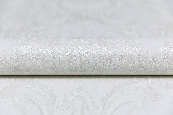 Обои виниловые Ренессанс мотив, серый Обои виниловые Ренессанс мотив, серый