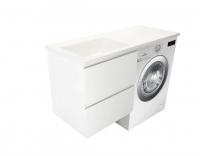 Тумба подвесная под умывальник Dallas Luxe 1050х482 2 ящика (ШхГхВ) 408х476х607 Тумба подвесная под умывальник Dallas Luxe 1050х482 2 ящика (ШхГхВ) 408х476х607