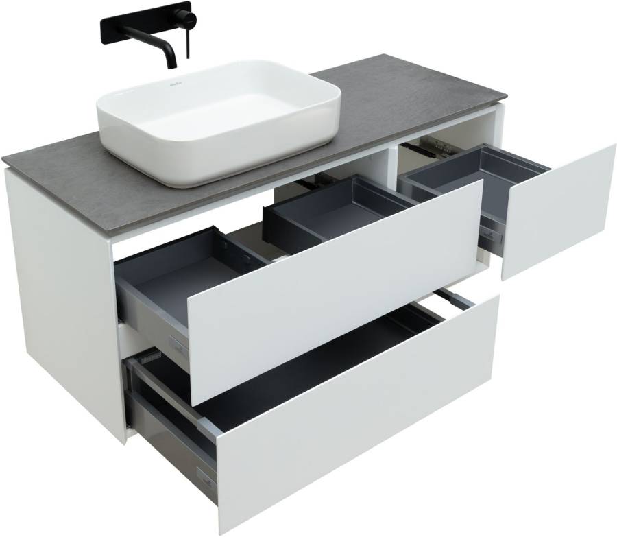 Тумба под раковину Allen Brau Infinity 120 1.21005.WM L белый матовый Тумба под раковину Allen Brau Infinity 120 1.21005.WM L белый матовый