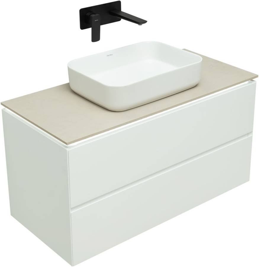 Тумба под раковину Allen Brau Infinity 100 1.21003.WM белый матовый Тумба под раковину Allen Brau Infinity 100 1.21003.WM белый матовый