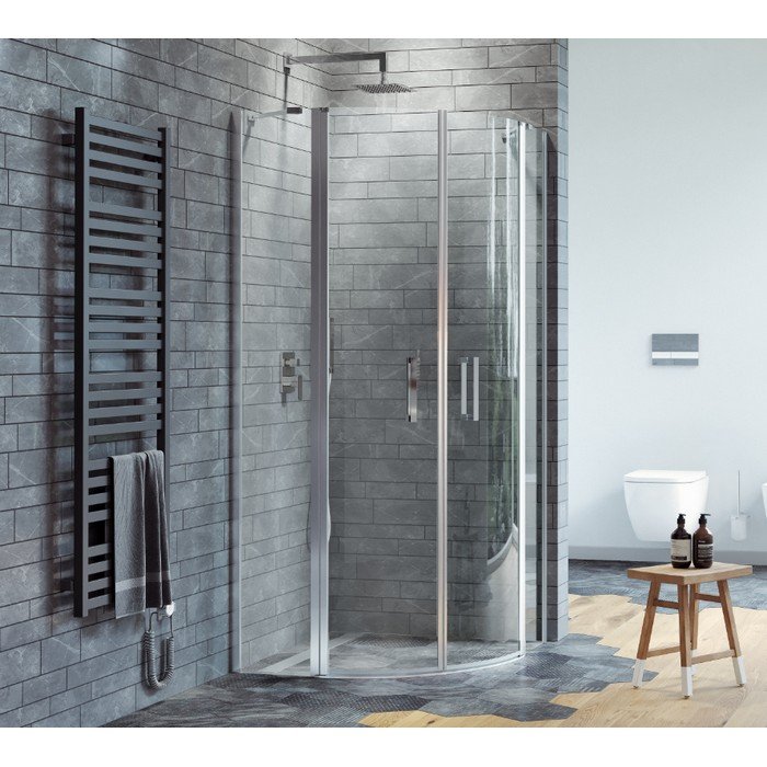 Душевое ограждение EXCELLENT Mazo 100х100 полукруг (хром) Душевое ограждение EXCELLENT Mazo 100х100 полукруг (хром)